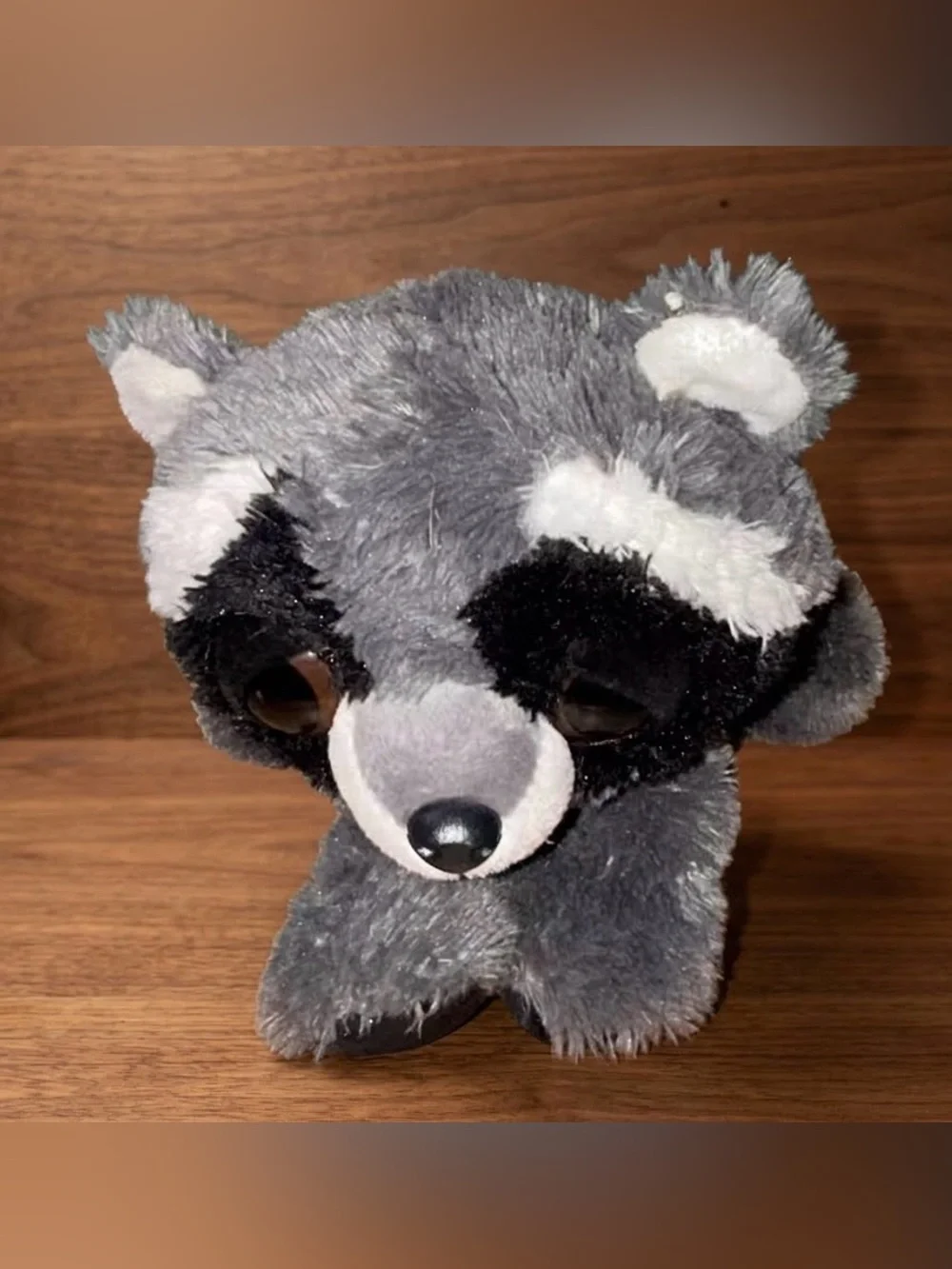 Aurora World Bandit Gray Raccoon Flopsie Stuffed Animal Wildlife Plush 12”